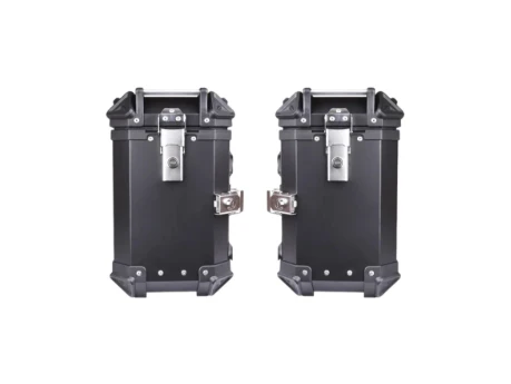 LGP Aluminium Touring Panniers 38L with brackets Set of 2-Black-LGP11256 - Image 7