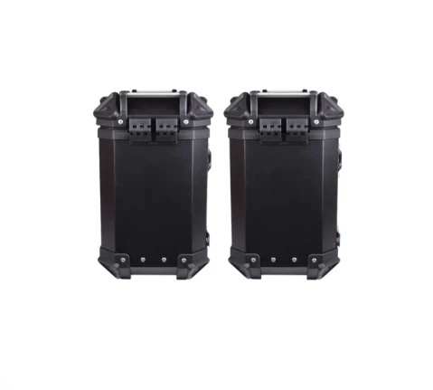 LGP Aluminium Touring Panniers 38L with brackets Set of 2-Black-LGP11256 - Image 8