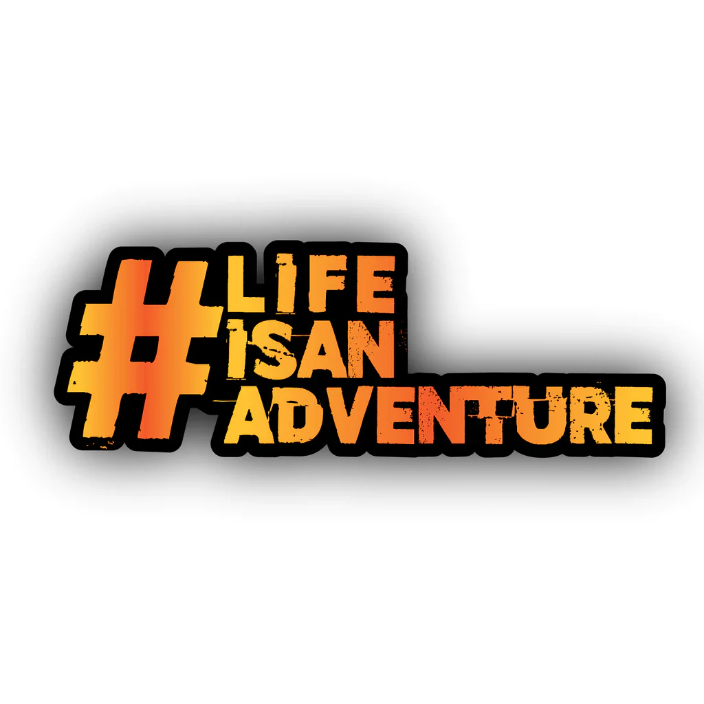 Life is an Adventure Sticker - Wander Looms