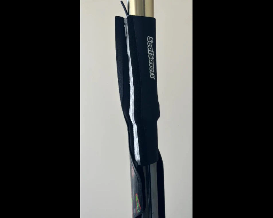 Long Zip On Fork Seal Protectors 44 50mm Black - SealSavers - SSZL-44-50-B - Image 3