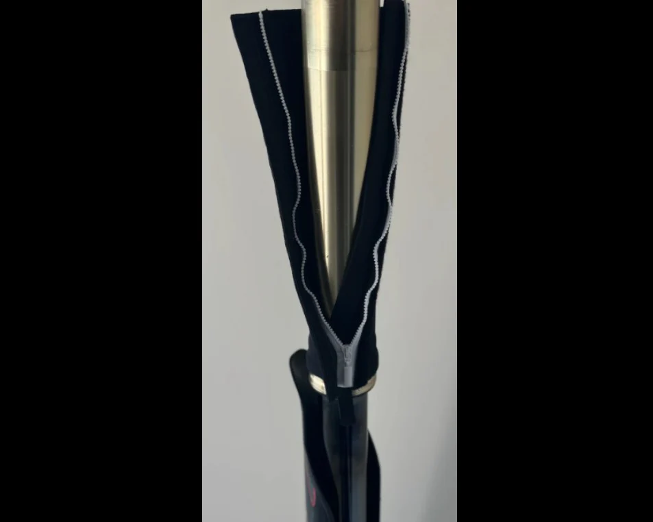 Long Zip On Fork Seal Protectors 44 50mm Black - SealSavers - SSZL-44-50-B - Image 4