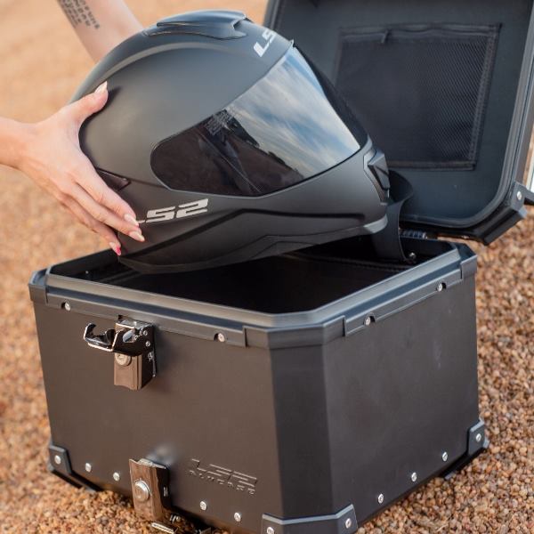 LS2 Aluminium Top Box Black - 55L - Image 5
