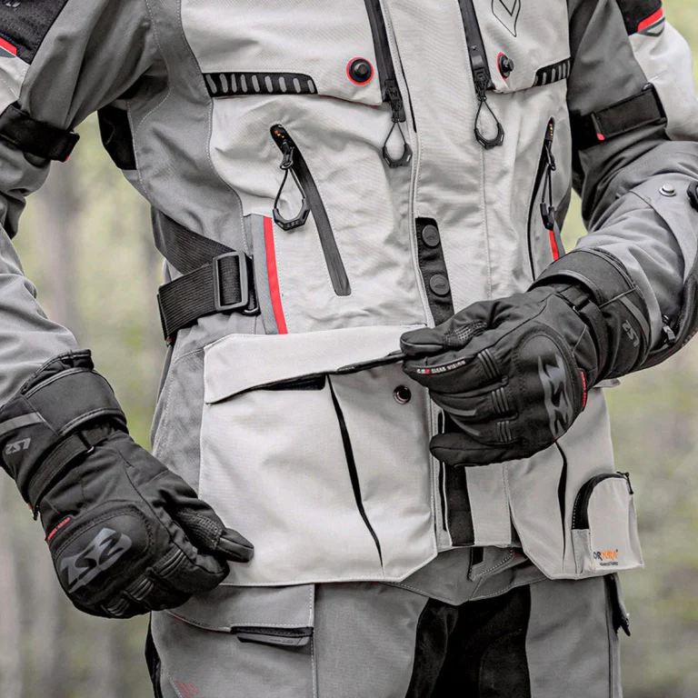LS2 Apollo Jacket Grey Black Red - Image 7