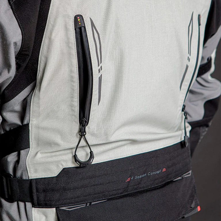 LS2 Apollo Jacket Grey Black Red - Image 9