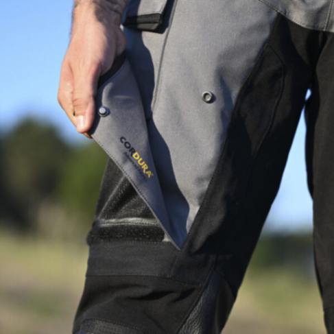 LS2 Apollo Man Riding Pant - Black Dark Grey - Image 10