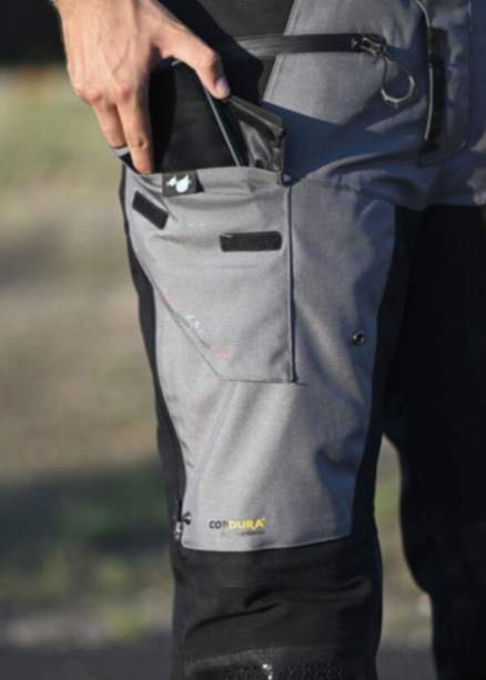 LS2 Apollo Man Riding Pant - Black Dark Grey - Image 9