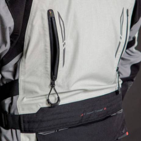 LS2 Apollo Riding Jacket - Black Dark Grey H-v Yellow - Image 6