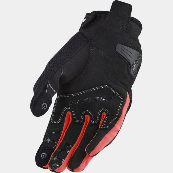 LS2 Dart 2 Evo Man Gloves Black Red - Image 2