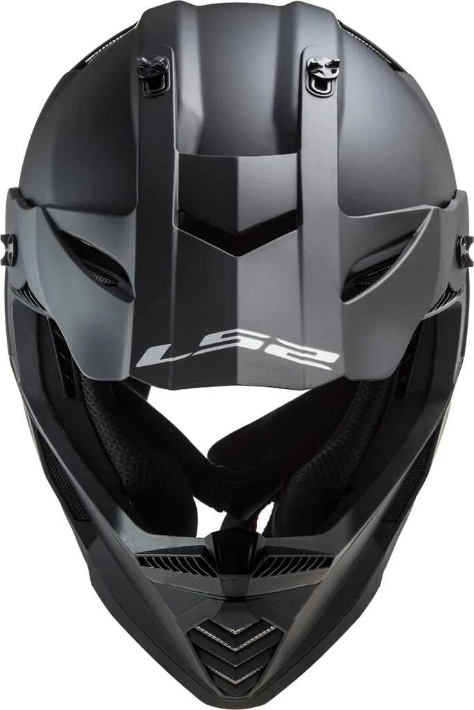 LS2 MX437 Fast Evo Solid Matt Black Helmet - Image 6