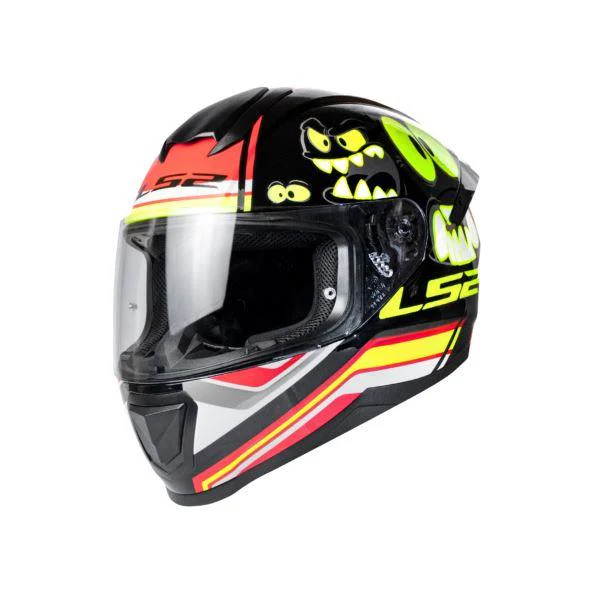 LS2 FF352 Flash Elves Glow Black - Image 4