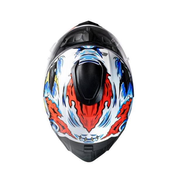 LS2 FF352 Flash Monster White Red - Image 3