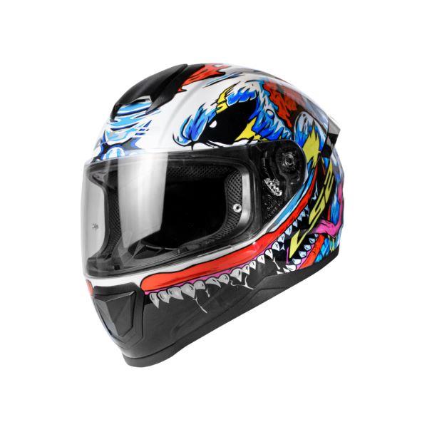 LS2 FF352 Flash Monster White Red - Image 4