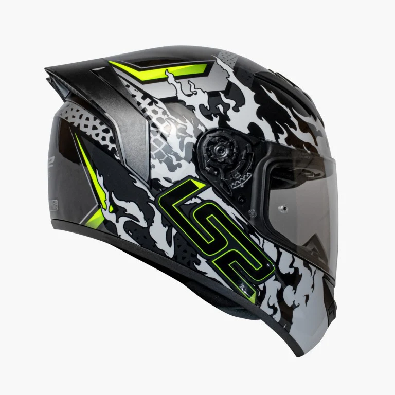 LS2 FF352 Rookie Antars Black White - Helmet - Image 4