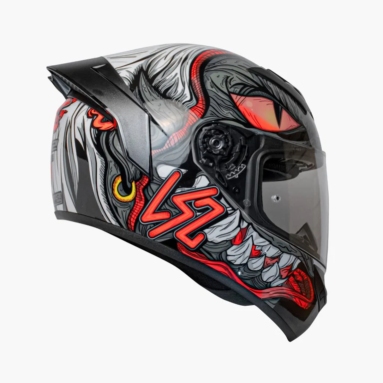 LS2 FF352 Rookie Fizzle Black Red - Helmet - Image 4
