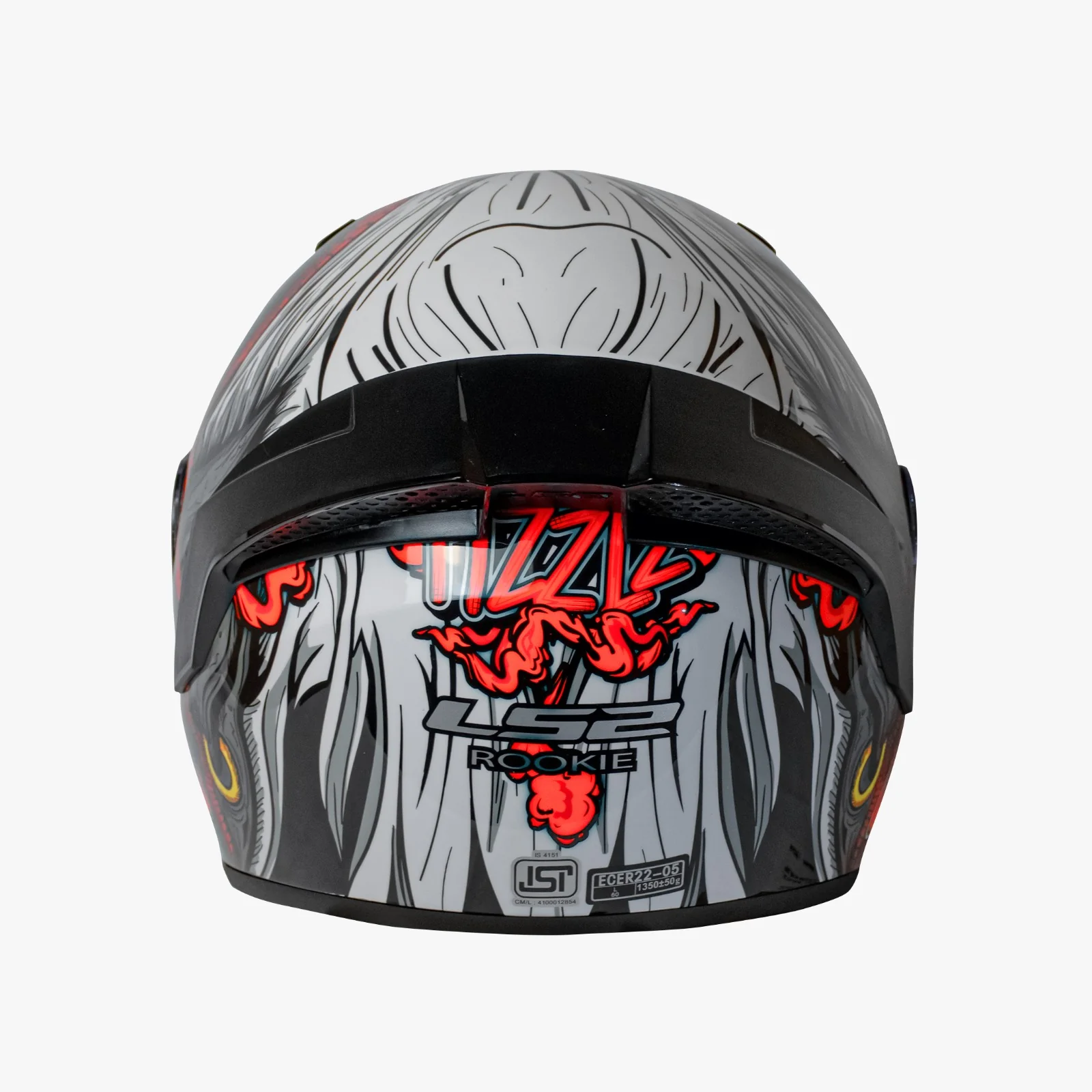 LS2 FF352 Rookie Fizzle Matt Black Red - Helmet - Image 3
