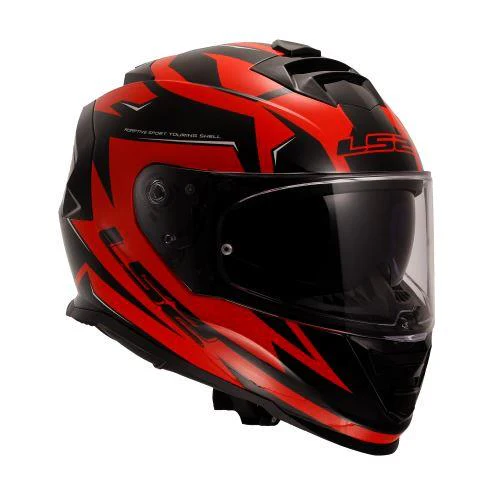 LS2 FF800 Storm Ii Atomik Black Red Helmet - Image 3