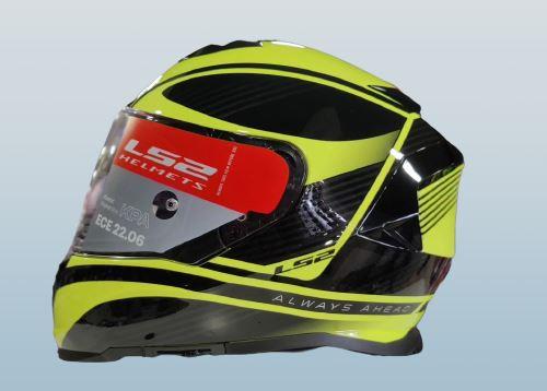LS2 FF800 Storm II Dodger Black Hi Viz Yellow Helmet