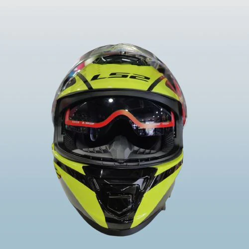 LS2 FF800 Storm II Dodger Black Hi Viz Yellow Helmet - Image 2