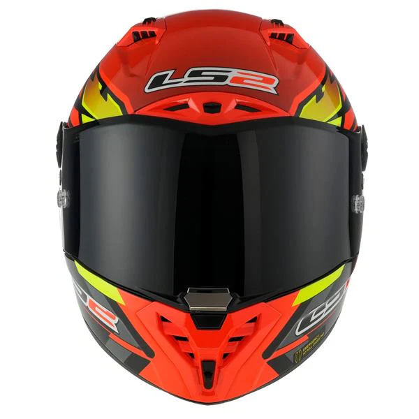 LS2 FF805 Thunder Carbon GP Aero Fire Gloss Red Black Helmet - Image 8