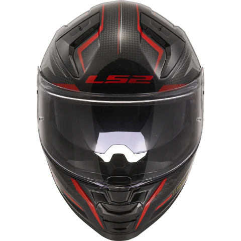 LS2 FF811 Vector II Alizer Gloss Black Red - Helmet - Image 4