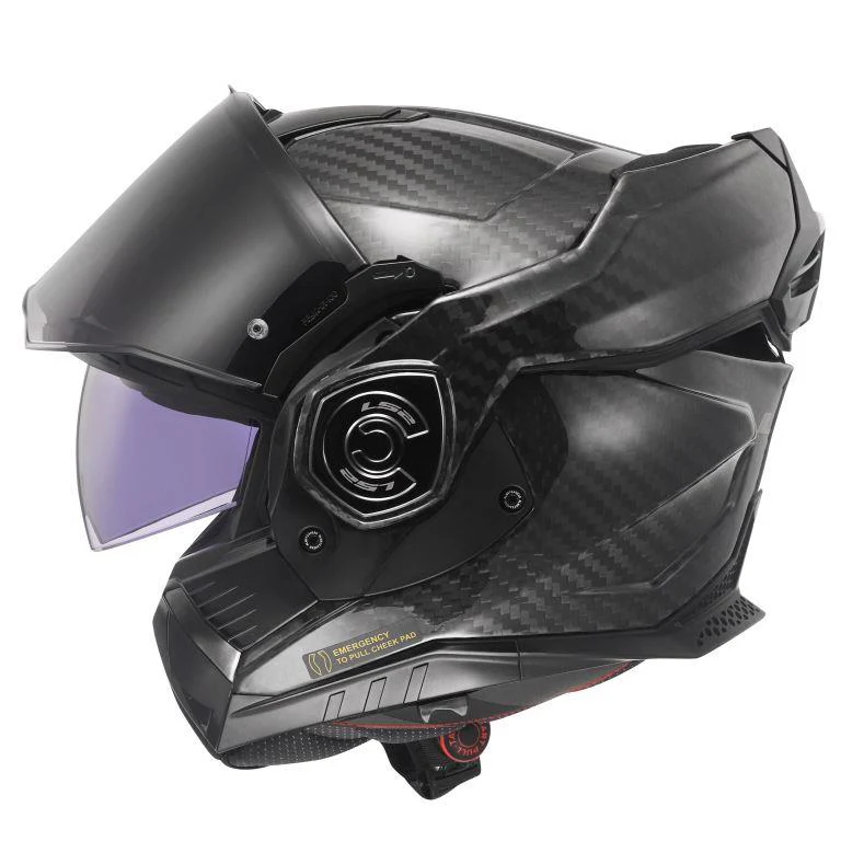 LS2 FF901 Advant X Solid Carbon Helmet - Image 2