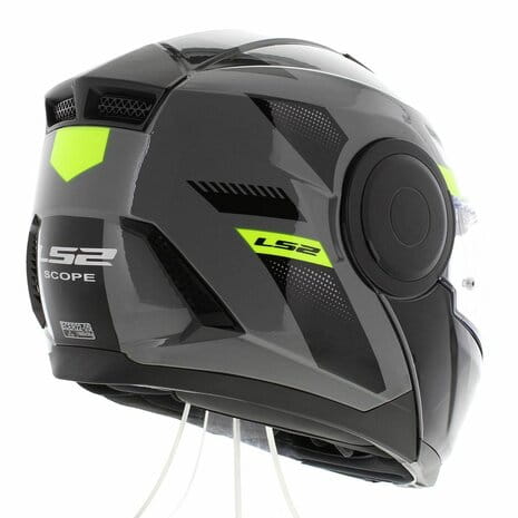 LS2 FF902 Scope Max Nardo Grey H-v Yellow Helmet - Image 4