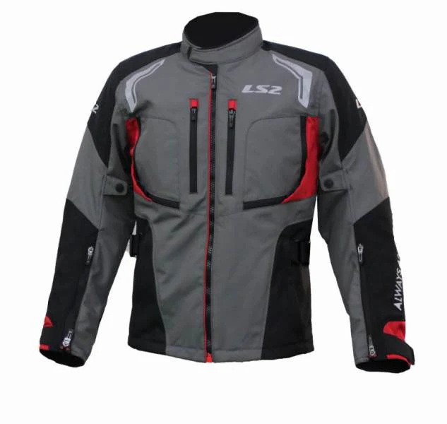 LS2 Gallant Mesh Grey Jacket - Image 2