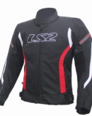 LS2 Gate Man Mesh Black Red Jacket - Image 3