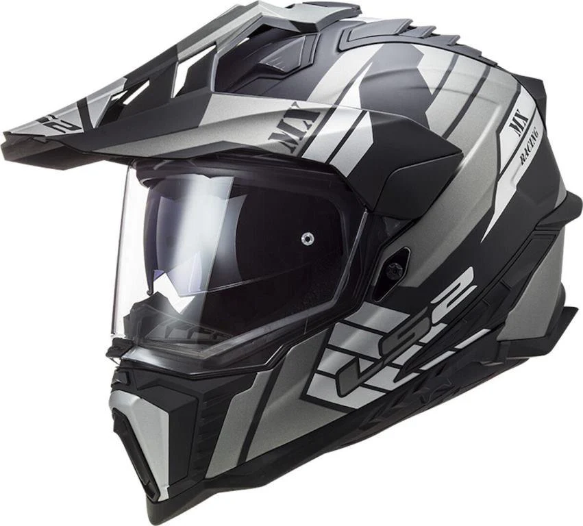 LS2 MX700 Explorer Atlantis Matt Titanium-06 Helmet
