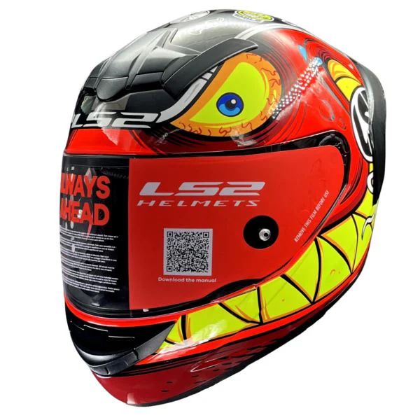 LS2 FF352 Rookie Rampage Fluo Orange Helmet - Image 5