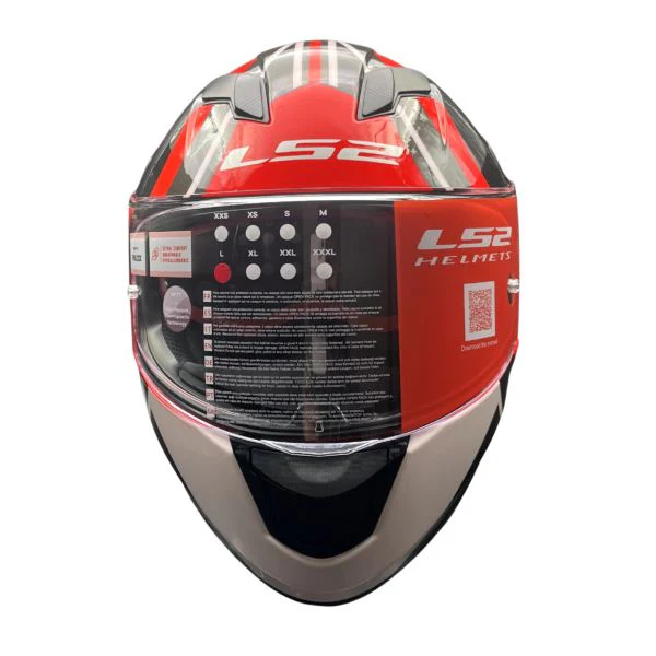 LS2 FF320 Stream Evo Target Black 7c Red D-ring Helmet - Image 5