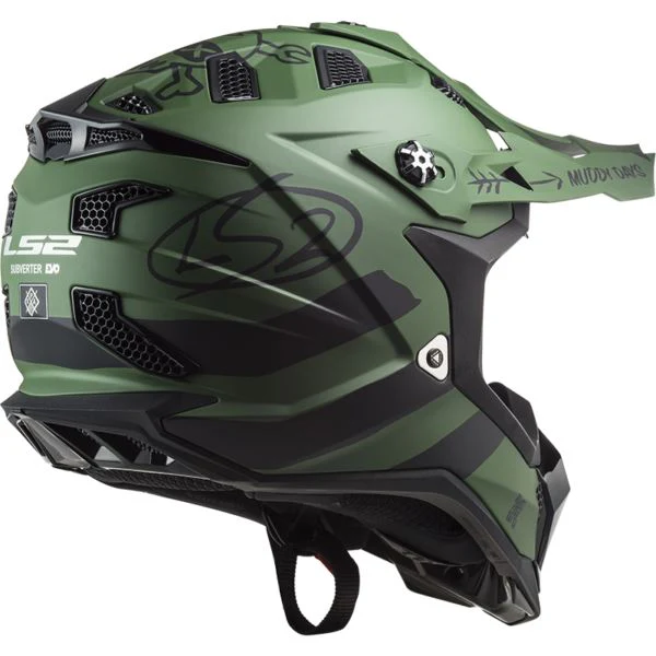LS2 MX700 Subverter Evo Cargo Matt Military Green Helmet - Image 4