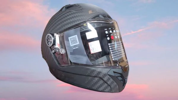 LS2 FF805 Thunder Carbon Racing Fim Matt Black Helmet - Image 5