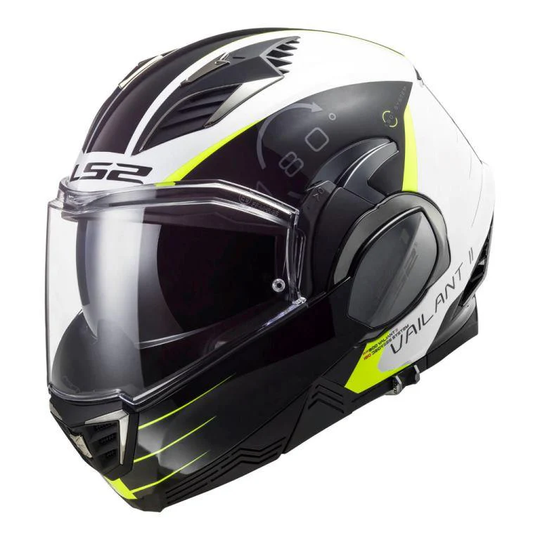 LS2 FF900 Valiant Ii Codex White Black Helmet