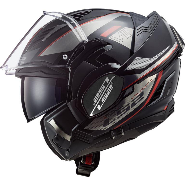 LS2 FF900 Valiant Ii Hub Gloss Black Chrome Helmet