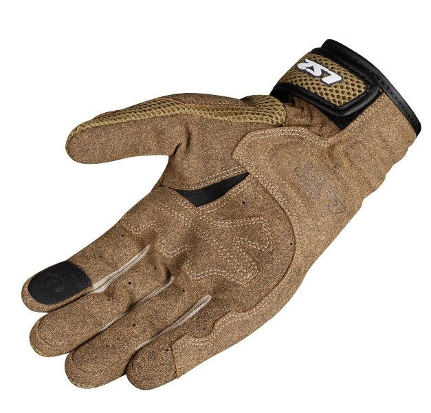 LS2 Kubra Riding Gloves Brown - Image 3