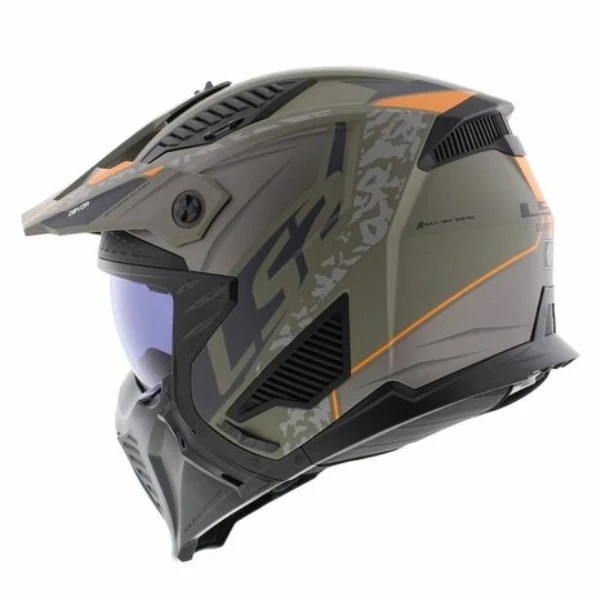 LS2 OF606 Drifter Devor Matt Sand-Helmet - Image 5