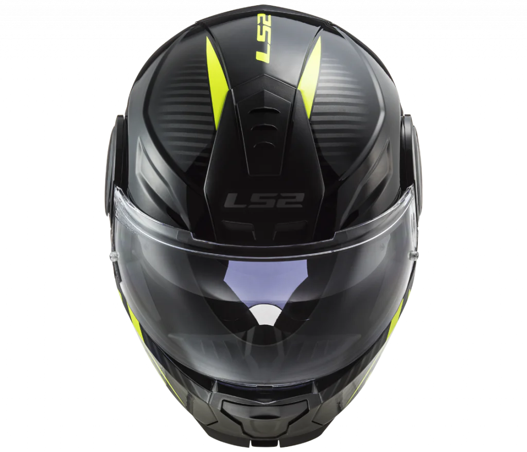 LS2 FF902 Scope Skid Black H-V Yellow Helmet - Image 3