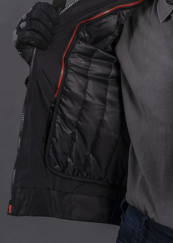 LS2 SEPANG Riding Jacket (Black Grey-Red) - Image 10