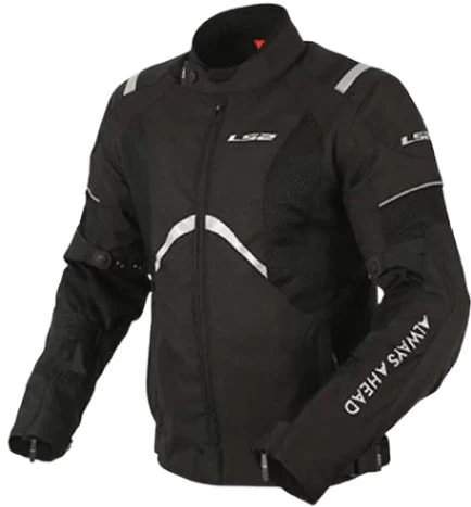 LS2 Tide Men Black Reflector Jacket L2