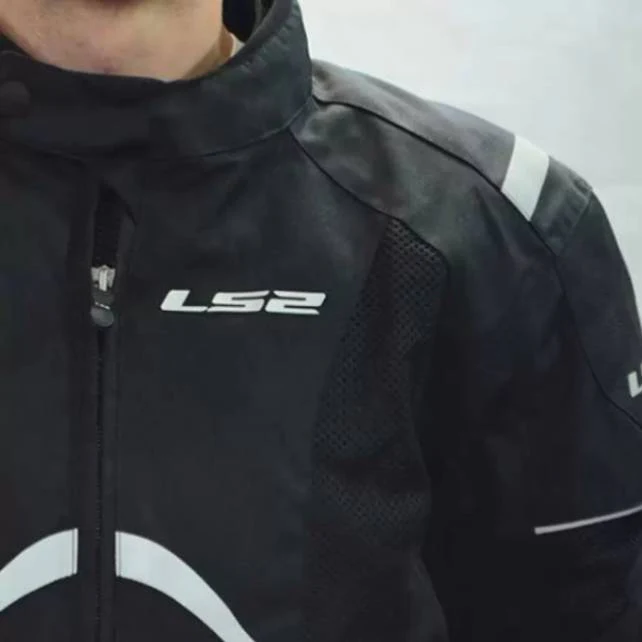 LS2 Tide Men Black Reflector Jacket L2 - Image 2