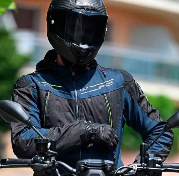 LS2 Zirconium Jacket Blue Black Yellow - Image 10