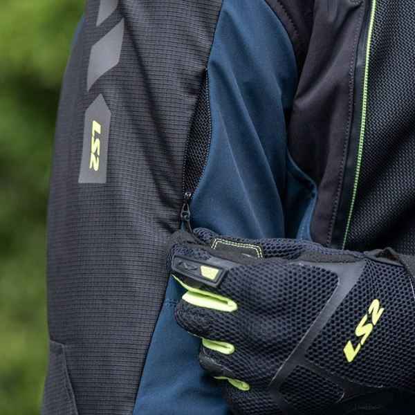 LS2 Zirconium Jacket Blue Black Yellow - Image 5