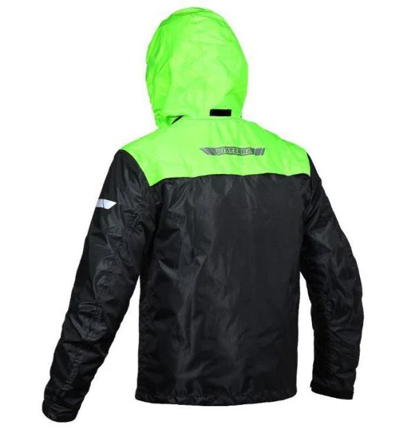 Viaterra M200 Rain Jacket – Pro (Black/Green) - Image 3