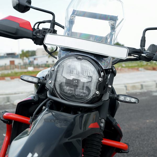 Moto Torque Acryclic Head Light Guard For Xpulse 210 - Image 2
