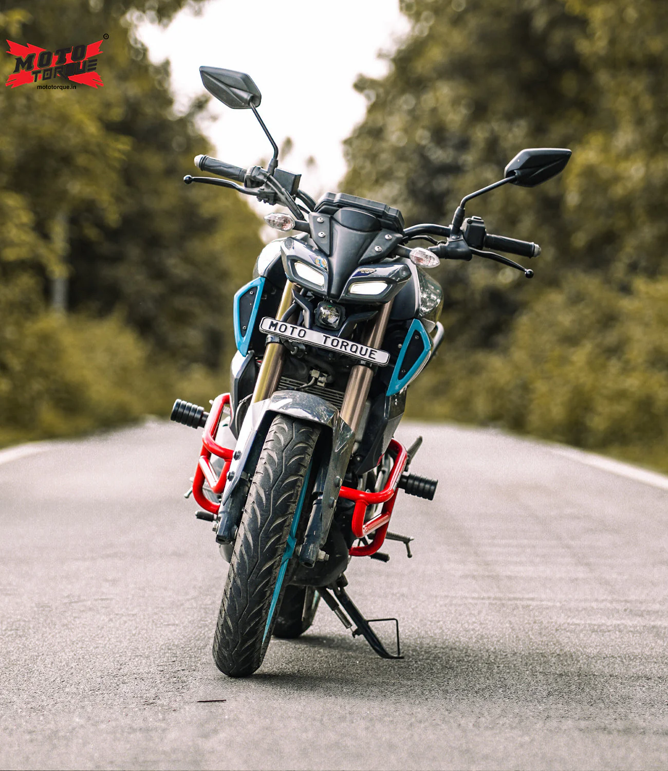 Moto Torque Alpha Yamaha MT-15 Crash Guard v2.0 (Red)-YAMAHAMT-00007 - Image 7