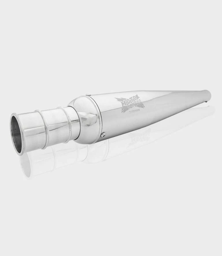 Moto Torque Beat - Chrome Exhaust For Royal Enfield Classic (350/500) - Image 2