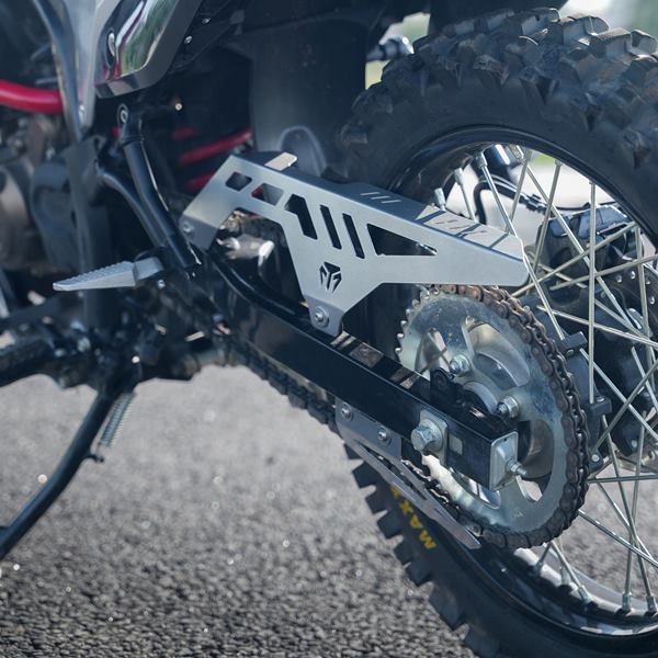 Moto Torque-Chain Guard Silver For Xpluse 210