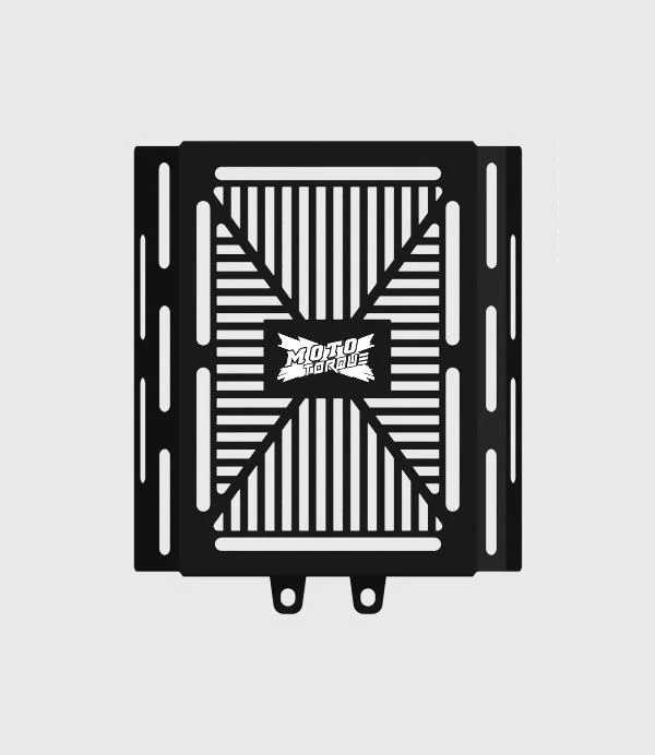 Moto Torque Interceptor 650 / GT 650 - Radiator Guard Black-INTERCEPTOR-00006 - Image 2