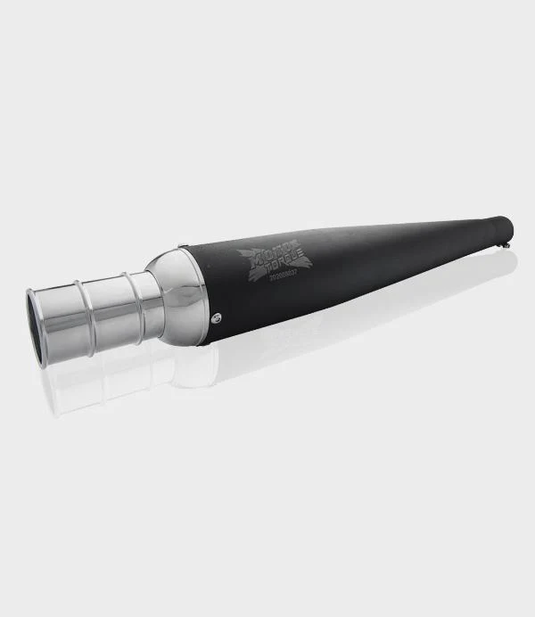 Moto Torque Matte Black Performance Exhaust - Beat - Black-EXHAUST-00001